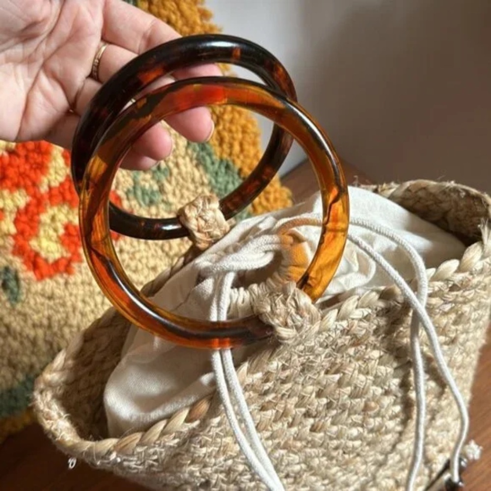 [NWT] Aritzia Main Character Mini Jute Bucket - Picture 5 of 5